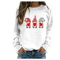 thumbnail image 1 of RKSTN Chandail en Molleton pour Femmes Manches Longues Décontracté Imprimé Saint-Valentin Blouse Hauts Chandail Col Rond Coupe Ample Chandail en Molleton, 1 of 4