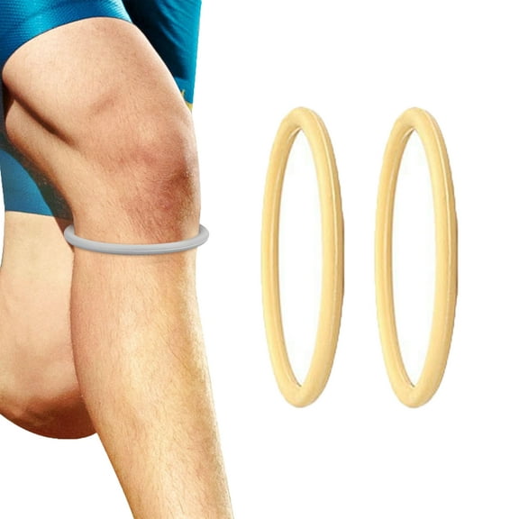 YOFOKO 2 Pack Patella Band for Knee Pain Relief, Patellar Tendon Support Strap for Outdoor & Indoor Sport, Breathable & Lightweight Patella Stabilizer Knee Strap Brace Support for Women and Men