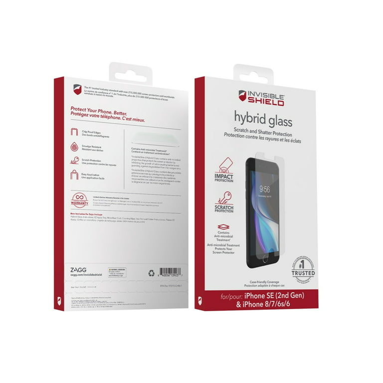 Zagg Apple Iphone Se (2nd/3rd Generation)/8/7 Invisibleshield Glass+  Privacy Screen Protector : Target