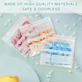thumbnail image 5 of Skycase Pill Pouch Bags (100 Pack), Clear Resealable Travel Pill Bags Daily Travel Medicine Organizer Write-on Label Portable Plastic Pouch Small Bags to Hold Vitamin, Medication, Pills, 3" x 2.75", 5 of 7