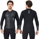 thumbnail image 4 of DIVE SAIL Traje de buceo 2MM Pantalones cortos de manga larga Traje de neopreno Rash Guards Artesanía exquisita Sensación de cuerpo fresco Snorkel Trajes pantalones masculinos M Methold OD019363-14, 4 of 7