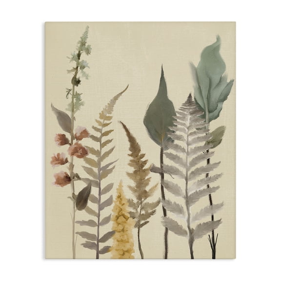 Stupell Industries Fall Botanicals Forest Ferns Canvas Wall Art, design by Elizabeth Medley