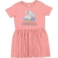 thumbnail image 3 of Inktastic My Grandma Loves Me to the Moon and Back Elephants in Clouds Girls Toddler Dress, 3 of 5