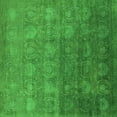 thumbnail image 1 of Ahgly Company Indoor Square Oriental Green Industrial Area Rugs, 8' Square, 1 of 4