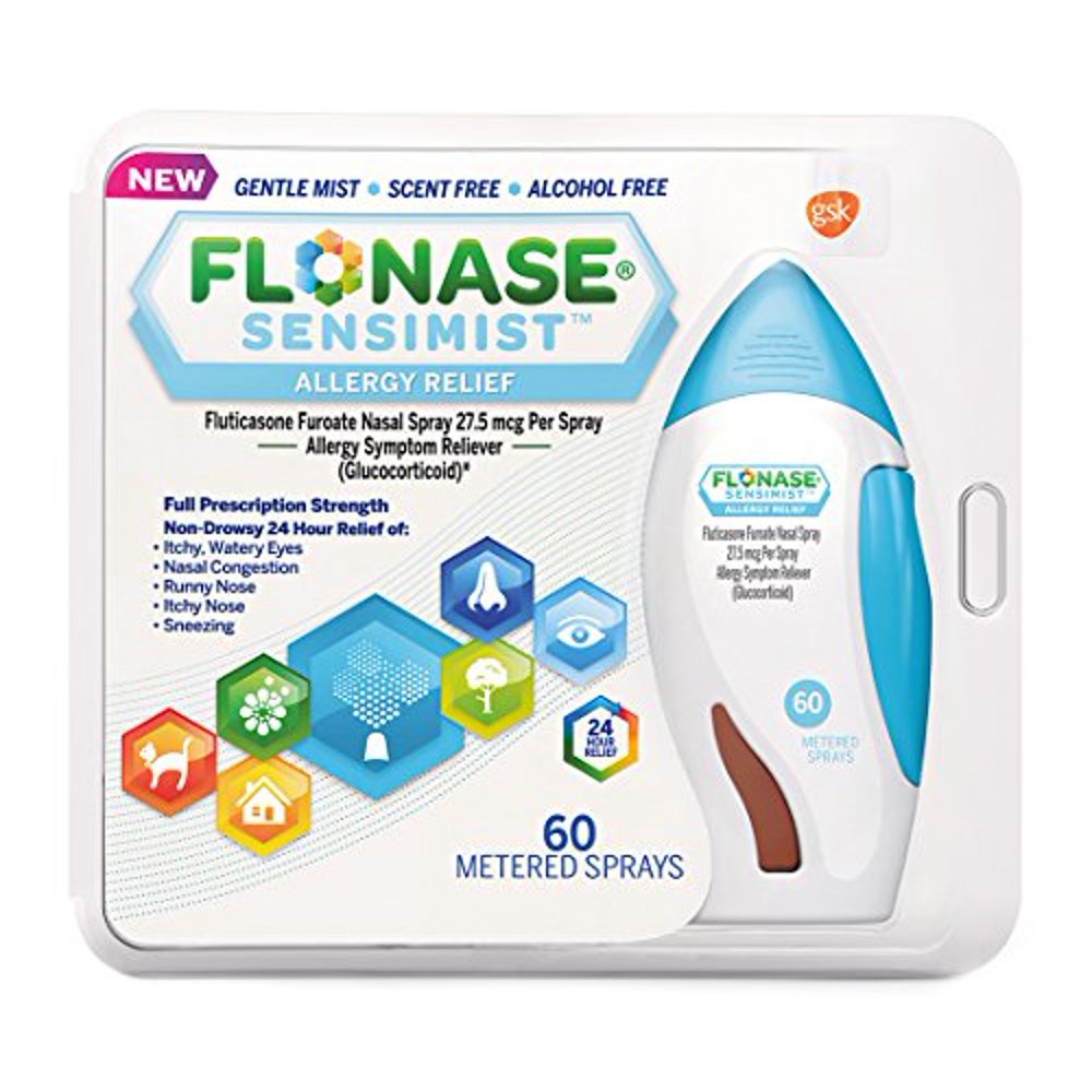 2 Pack Flonase Sensimist Allergy Relief Nasal Spray 60 Each Walmart