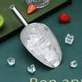 thumbnail image 2 of Ice Scoop, Fashion Ice Cream Scoop, Premium Stainless Steel Cookie Scoop, Dog Food Scoop, Sturdy Flour Scoop, Utility Candy Scoop, Dishwasher Safe (Silver/6oz/9 Inch), 2 of 7