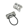 thumbnail image 3 of Time and Tru Metal Claw and Hair Tie, Silver, 3 of 4