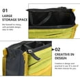thumbnail image 3 of LITINKIMI 1Pc Practical Yellow Nylon Handbag Liner Durable Travel Storage Bag with Fine Stitching, 3 of 6