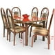 thumbnail image 3 of Comedor Belgica MOBILKRAFT 6 Sillas Tubular Cubierta de Formica Modelo Belgica Estilo Clasico Color Vino, 3 of 3