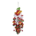 thumbnail image 2 of Bird Parrot Toys Hanging Pet Cage Swing Toy Juguete De Perca Colgante De Para Periquitos Cockatiels, Conures, Guacamayos, Loros, , Pi Sunnimix pájaros bloques de madera juguetes, 2 of 8