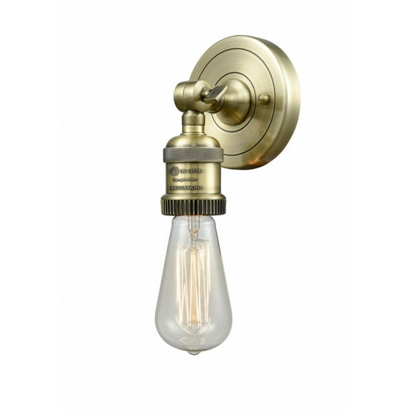 Innovations Lighting - Bare Bulb - 1 Light Wall Sconce In Traditional Style-6.13