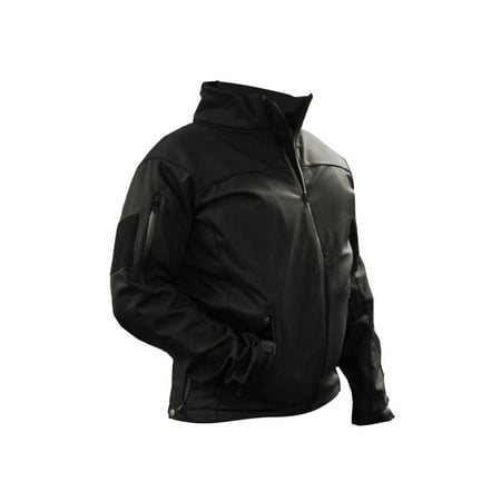 Law Enforcmenet Soft Shell Tactical Jacket with Fleece Lining, 4X-Large