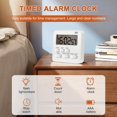 thumbnail image 5 of Temporizador de Cocina, Huevos con Reloj, Digital CronóMetro Alarma LCD para Cocinar, Hornear, Hacer Deportes, Aprender, Etc., 5 of 5