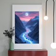 thumbnail image 2 of Diamond Art Kit for Adults, Moonlit Serene Mountain River Diamond Painting for Adults Beginners, DIY Diamond Art Painting Kits, 5D Diamond Painting Crafts for Home Decor 12x16 Frameless, 2 of 7