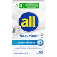 thumbnail image 5 of All Dryer Sheets 195CT, 5 of 8