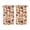 Rustic Fall, variant on Rustic Harvest Season Kitchen Curtains Set of 2 - Autumn Decor with Turkey Theme, Farmhouse Tier Curtains, 27.5x39 Inch