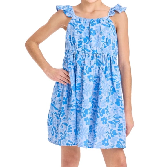 Bluey Girls Hawaiian Style Casual Dress, Sizes 4-14