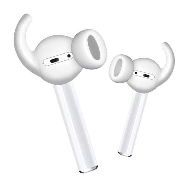 3 Pairs Drop Resistance Improved Bluetooth Earphone Eartips Cover In Ear Silicone Case with Earbud Hooks
