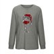 thumbnail image 4 of Ichuanyi liquidación de la moda para mujeres manga larga estampado navideño tops blusa ICHUANYI WER202308240696, 4 of 6