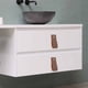 thumbnail image 2 of FELTECHELECTR 4 tiradores de cuero para cajones, muebles, armarios, puertas y armarios., 2 of 5
