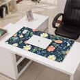 thumbnail image 3 of Long Mouse Pads for Desk,Pioneer Flower Floral Print Pattern Desk Mats on Top Of Desks, Desk Mouse Pad Extra Large with 3mm Non-Slip Base and Stitched Edge for Gaming,Office,Work,Home 31.5"x15.7", 3 of 6