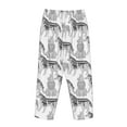 thumbnail image 5 of Naloa German Shepherd Dog Print Women’s Ultra-Soft Comfy Pajama Lounge Pants with Pockets & Drawstring, 5 of 8