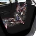 thumbnail image 3 of Pzuqiu Eagle Flying Car Seat Covers Set Lightweight Seat Cover Sets Full Vehicle Cushion Protectors Interior Accessories Easy to Install Car Seat Cushion for Cars Truck Universal Fit Set, 3 of 7