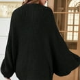 thumbnail image 6 of Women's Lightweight Soft Shawl Wrap with Sleeves Elegant Outer Warm Knitted Open Front Poncho Cape Fall Winter Warm Shawls Cape, 6 of 7