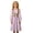 C36/Purple62, variant on Rggeeun Baby Girls Dresses Solid Color Ruffled Long Sleeve Square Neck with Front Floral Print Slim Fit Pleated Ruffle Trim Ankle Length for Summer Beach Lounging Graceful Playwear,Pink,8-9 Years
