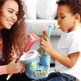 thumbnail image 3 of POINTERTECK Lovebay Musical Wind Instruments with Music Light Toy Can be played  for Baby Kids - Trumpet Horn Pink, 3 of 9