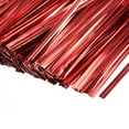 thumbnail image 3 of Unique Bargains 3' Metallic Twist Ties for Bags Cable Craft DIY Organizer Red 2000pcs, 3 of 4