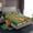 Lime Green, variant on Feelyou Kawaii Snowman Bed Sheets, Xmas Tree Snow King Sheets, Winter Merry Christmas Sheet Set, Lightweight Room Decor,4-Piece