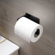 thumbnail image 3 of Portarrollos de papel higiénico de acero inoxidable, diseño adhesivo sin taladro, acabado negro 304 SUS para baño y cocina, portarrollos autoadhesivo, 3 of 5