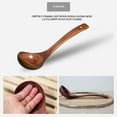 thumbnail image 5 of Clearance! Hilingoto Tableware, Soup Spoon, Wooden Spoon Bamboo Kitchen Cooking Utensil Tool Soup Teaspoon Catering Spoon 10.2X3.1X1.6Inch Christmas Sale, 5 of 6
