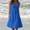 Blue, variant on Aoujea Sun Dresses Women Summer Casual Round Neck Beach Sleeveless Dress Sleeveless Dresses for Women 20$ & Under Dress