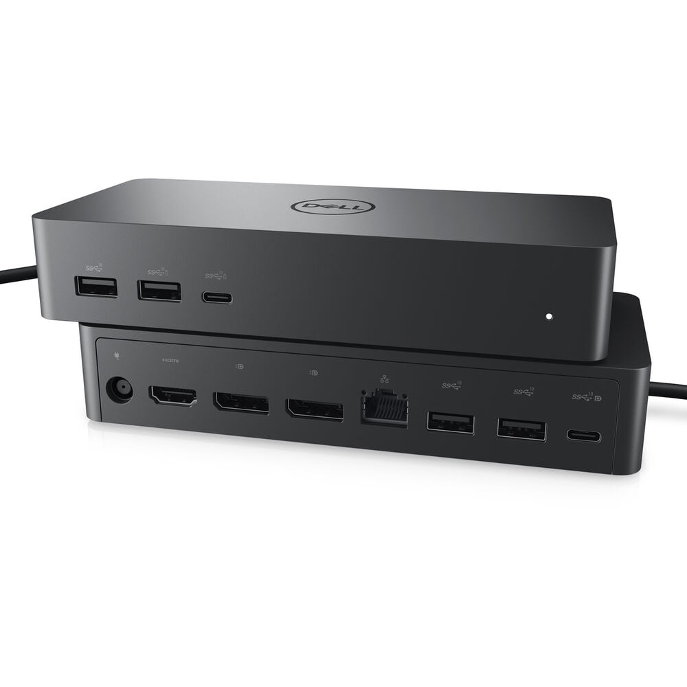 Dell UD22 10-in-1 Universal USB-C Docking Station | Quad 4K Display Support, 96W Power Delivery, Dual DisplayPort (UD22) + HDMI/DisplayPort/USB-C Cable Bundle