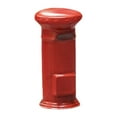 thumbnail image 1 of HILABEE 1/64 Miniature Scenes Realistic Painted Collectibles Layout Props Tiny Model Postbox Red, 1 of 9