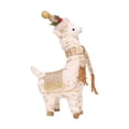 thumbnail image 1 of Figura de alpaca de pie, muñeca de alpaca, decoración navideña, centro de mesa nórdico, adorno navideño para dormitorio interior 22 cm x 8 cm x 38 cm, 1 of 8