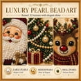 thumbnail image 4 of DIY Christmas Pearl Diamond Painting Art Kit with Frame, Home Wall Decor Art Craft Kit, Holiday Christmas Wall Decor, Handmade Home Decoration Gift, 4 of 7