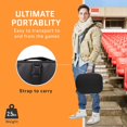 thumbnail image 4 of Aceletiqs Portable Heating Pad Stadium Seat Cushion for Bleachers | USB Battery Pack Included | Great for Office  Park  Boat  Stadium  Camping, 4 of 7