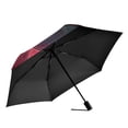 thumbnail image 2 of FORMRS Travel Umbrella Folding Auto Open Close Windproof Rain UV Protection, Vibrant Green Tartan Pattern, 2 of 8