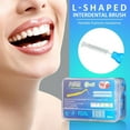 thumbnail image 1 of Interdental Brush L-shaped Slim Brush Interdental Cleaners for Teeth 20PCS, 1 of 1