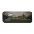 thumbnail image 1 of Gothic Computer Mouse Pad, Old Village and Graves with Medieval Castle and Full Moon Birds Fog Horror Art, Rectangle Non-Slip Rubber Mousepad Large, 31" x 12" Gaming Size, Beige Green, by Ambesonne, 1 of 2