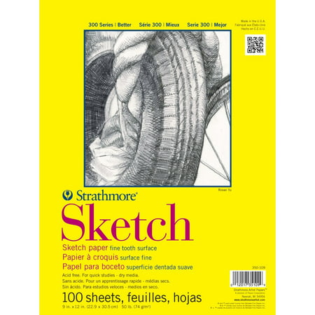 STR-350-14 100 Sheet Sketch Pad, 14 by 17