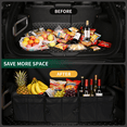 thumbnail image 6 of Cshidworld Car Trunk Organizer - 110L Car Storage Organizer with Built-In Leakproof Car Cooler, Collapsible Trunk Cargo Organizer for Car, SUV, Sedan, with 3 Base Panel, 6 of 7