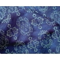 thumbnail image 4 of oneOone Silk Tabby Medium Blue Fabric Batik Fabric For Sewing Printed Craft Fabric By The Yard 42 Inch Wide - NY, 4 of 4