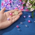 thumbnail image 3 of 150 Pcs Hair Plastic Beads Large Hole Hair Beads 6.5mm Hole Loc Dreadlock Accessories, 3 of 7
