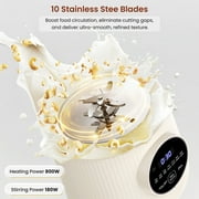 Nut Milk Maker 40 oz Almond Oat Soy Milk Maker Blender with Self-Cleaning, Delay Start and Keep Warm, Homemade Dairy-Free Milk Machine for Hot & Cold Drinks