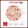thumbnail image 4 of Kll Firefighter Icons Christmas Tree Skirt 48",Party Decorations Farmhouse For Christmas Decorations Holiday Party, 4 of 8