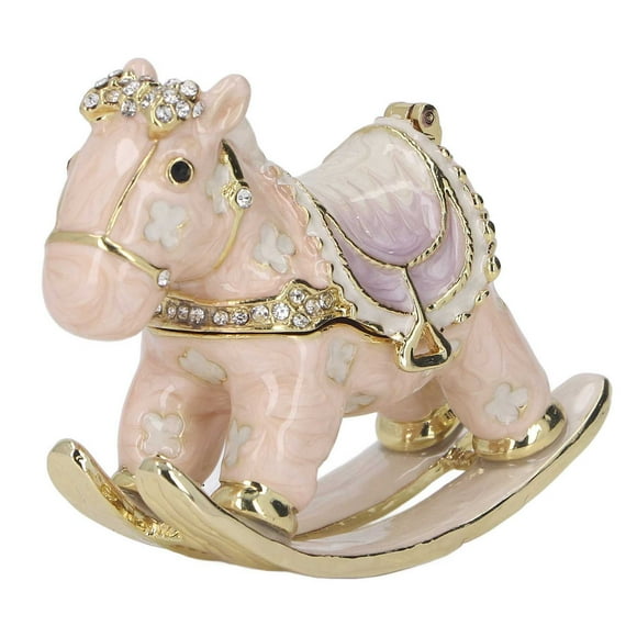Trinket Box, Palm Size Metal Trinket Box For Rings